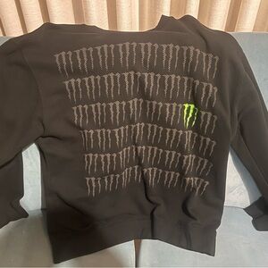 Monster Energy Black Sweatshirt size XL
